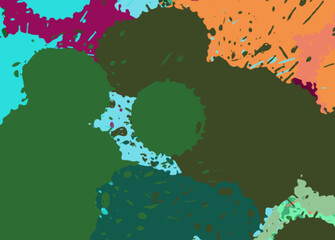 abstract splash water fractal watercolor watercolour color acrylic drawing colorful grunge image illustration paint background bg texture wallpaper art frame sample board blank material