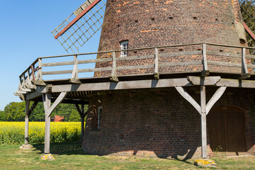 Windmühle in Niedersachsen, Deutschland