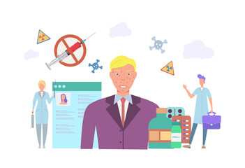 No vaccinations. Stop the vaccine. Side effects, illness or death from the injection. People are against violent vaccination. The growth of the sick. Poison or poison.