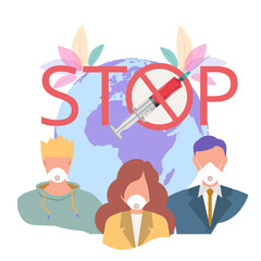 No vaccinations. Stop the vaccine. Side effects, illness or death from the injection. People are against violent vaccination. The growth of the sick. Poison or poison.