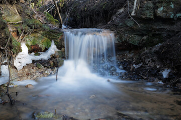 Skujenieku waterfall at Glazskunis