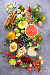 health food selection