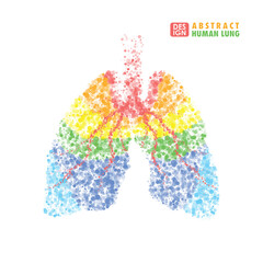Abstract human lung