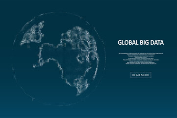 Technology image of globe