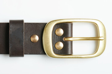 Gold color metal belt buckle