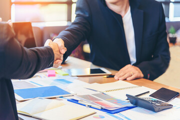 Group of people diversity multiethnic teamwork collaboration team meeting communication concept. Business people hands together diversity multiethic partner Business Meeting brainstorming team