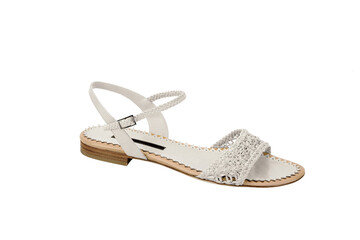 Fashion summer shoes for women studio shoot