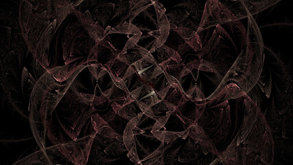 3d effect - abstract fractal pattern