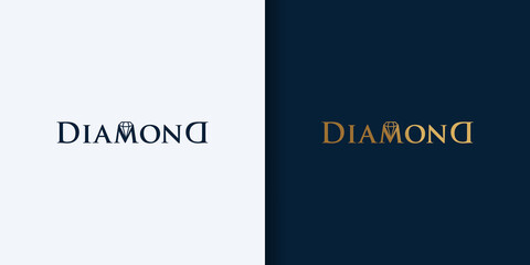 Diamond Icon Jewel Symbol Logo Template