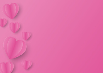 pink background with hearts