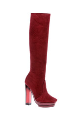 Fashionable women boots for all seasons. Studio shoot