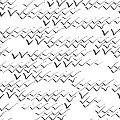 Abstract seamless doodle pattern, hand drawn ink sketch background