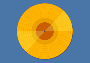 Vinyl Gold Record award
