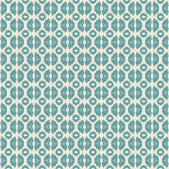 Retro geometric pattern in repeat. Fabric print. Seamless background, mosaic ornament, vintage style. Design for prints on fabrics, textile, covers, paper, wallpaper, interior, patchwork, wrapping.