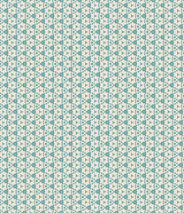 Retro geometric pattern in repeat. Fabric print. Seamless background, mosaic ornament, vintage style. Design for prints on fabrics, textile, covers, paper, wallpaper, interior, patchwork, wrapping.