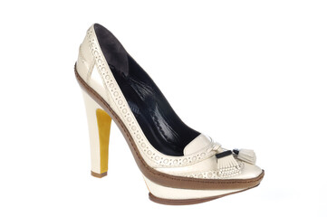 Fashion summer shoes for women studio shoot