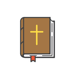 Fototapeta premium Holy Bible icon. Vector illustration.