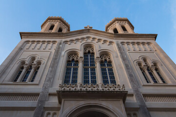 Fototapeta na wymiar View of the Orthodox Church of the Holy Annunciation in Dubrovnik. Croatia 