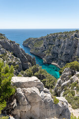 Beautiful bay in the calanque, France, Europe
