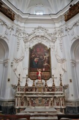 Fototapeta na wymiar Napoli - Cappellone sinistro della Chiesa di Santa Maria di Costantinopoli
