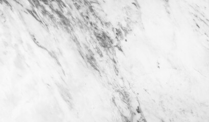 Marble texture abstract background coming from natural stone. White marble panel has a beautiful dark pattern that is empty.