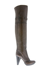 Fashionable women boots for all seasons. Studio shoot