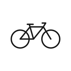 Fototapeta premium Bike icon. Bicycle symbol. Vector illustration isolated on white