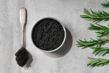 Black fish caviar