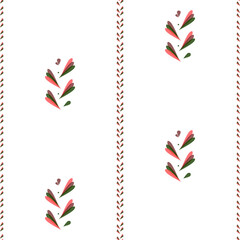 Obraz premium digital floral seamless pattern 