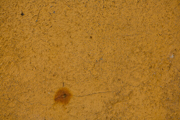 The texture of the old metal surface.