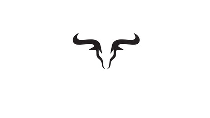Creative Abstract Bull Head Logo