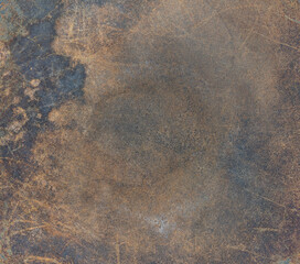 Old rusty and burned grunge texture. Dark abstract square photo background 