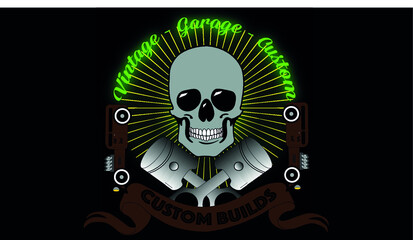 Visuel Vintage Garage Custom