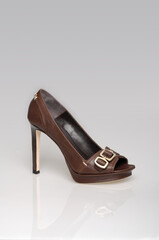 Fashion summer shoes for women studio shoot