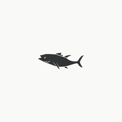 Fish icon graphic design vector illustration