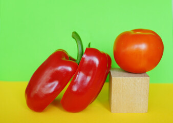 tomatoes and peppers