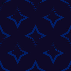 Geometric ink and pen drawing. Boho texture for ethnic fabric. Seamless pattern. Vector illustration for web design or print.