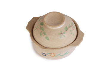 Porcelain tea cup. Isolated object on white background