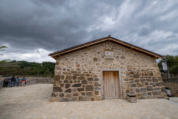 salinas de Añana,  patrimonio agrícola mundial  ,comarca de Cuadrilla de Añana , Alava, País Vasco, Spain