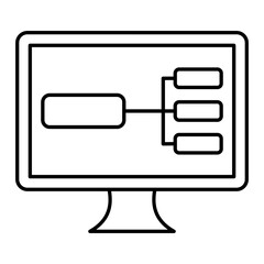 Vector Ux Design Outline Icon Design
