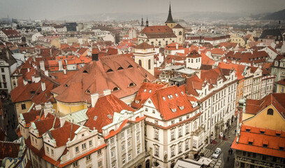 Prague City panorama