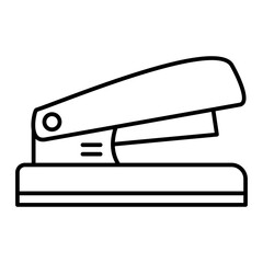 Vector Stapler Outline Icon Design