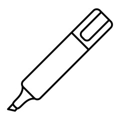 Vector Marker Outline Icon Design
