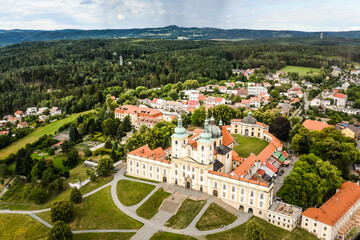 Olomouc landscape Aerial photography panorama