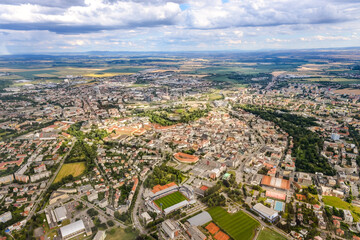 Olomouc landscape Aerial photography panorama