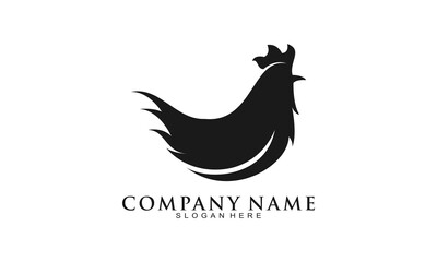 Fototapeta premium Chicken illustration vector icon