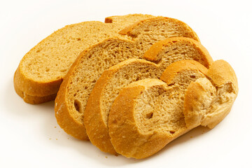 Sliced breads. Healthy food. Background texture.