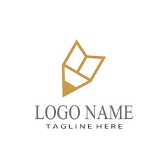 Pencil Logo Template vector symbol design