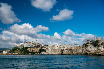 oldtown of picturesque Vieste on Gargano Peninsula