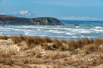 Vasto, district of Chieti, Abruzzo, Italy, Europe, Punta Penne, in the background Punta Aderci